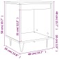 vidaXL Nachttische 2 Stk. Sonoma-Eiche 40x35x50 cm Holzwerkstoff vidaXL Nachttische 2 Stk. Sonoma-Eiche 40x35x50 cm Holzwerkstoff
