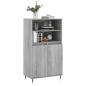 vidaXL Highboard Grau Sonoma 60x36x110 cm Holzwerkstoff vidaXL Highboard Grau Sonoma 60x36x110 cm Holzwerkstoff