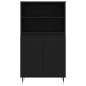 vidaXL Highboard Schwarz 60x36x110 cm Holzwerkstoff