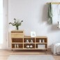 vidaXL Schuhregal Sonoma-Eiche 102x36x60 cm Holzwerkstoff vidaXL Schuhregal Sonoma-Eiche 102x36x60 cm Holzwerkstoff