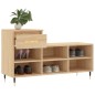 vidaXL Schuhregal Sonoma-Eiche 102x36x60 cm Holzwerkstoff vidaXL Schuhregal Sonoma-Eiche 102x36x60 cm Holzwerkstoff