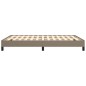 Bettgestell Taupe 140x200 cm Stoff Bettgestell Taupe 140x200 cm Stoff