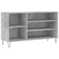 vidaXL Schuhregal Betongrau 102x36x60 cm Holzwerkstoff vidaXL Schuhregal Betongrau 102x36x60 cm Holzwerkstoff