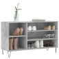 vidaXL Schuhregal Betongrau 102x36x60 cm Holzwerkstoff vidaXL Schuhregal Betongrau 102x36x60 cm Holzwerkstoff
