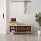 vidaXL Schuhregal Sonoma-Eiche 102x36x60 cm Holzwerkstoff vidaXL Schuhregal Sonoma-Eiche 102x36x60 cm Holzwerkstoff