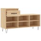 vidaXL Schuhregal Sonoma-Eiche 102x36x60 cm Holzwerkstoff vidaXL Schuhregal Sonoma-Eiche 102x36x60 cm Holzwerkstoff