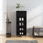 vidaXL Schuhschrank Schwarz 40x36x105 cm Holzwerkstoff vidaXL Schuhschrank Schwarz 40x36x105 cm Holzwerkstoff