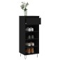 vidaXL Schuhschrank Schwarz 40x36x105 cm Holzwerkstoff vidaXL Schuhschrank Schwarz 40x36x105 cm Holzwerkstoff
