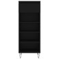 vidaXL Schuhschrank Schwarz 40x36x105 cm Holzwerkstoff vidaXL Schuhschrank Schwarz 40x36x105 cm Holzwerkstoff