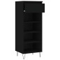 vidaXL Schuhschrank Schwarz 40x36x105 cm Holzwerkstoff vidaXL Schuhschrank Schwarz 40x36x105 cm Holzwerkstoff