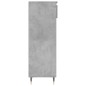 vidaXL Schuhschrank Betongrau 40x36x105 cm Holzwerkstoff