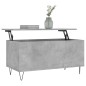 vidaXL Couchtisch Betongrau 90x44,5x45 cm Holzwerkstoff vidaXL Couchtisch Betongrau 90x44,5x45 cm Holzwerkstoff