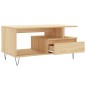 vidaXL Couchtisch Sonoma-Eiche 90x49x45 cm Holzwerkstoff vidaXL Couchtisch Sonoma-Eiche 90x49x45 cm Holzwerkstoff