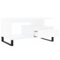 vidaXL Couchtisch Weiß 90x49x45 cm Holzwerkstoff vidaXL Couchtisch Weiß 90x49x45 cm Holzwerkstoff