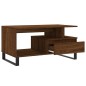 vidaXL Couchtisch Braun Eichen-Optik 90x49x45 cm Holzwerkstoff vidaXL Couchtisch Braun Eichen-Optik 90x49x45 cm Holzwerkstoff