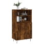 vidaXL Highboard Räuchereiche 60x36x110 cm Holzwerkstoff vidaXL Highboard Räuchereiche 60x36x110 cm Holzwerkstoff