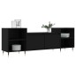 vidaXL TV-Schrank Schwarz 160x35x55 cm Holzwerkstoff vidaXL TV-Schrank Schwarz 160x35x55 cm Holzwerkstoff
