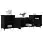 vidaXL TV-Schrank Schwarz 160x35x55 cm Holzwerkstoff vidaXL TV-Schrank Schwarz 160x35x55 cm Holzwerkstoff