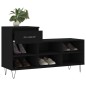 vidaXL Schuhregal Schwarz 102x36x60 cm Holzwerkstoff vidaXL Schuhregal Schwarz 102x36x60 cm Holzwerkstoff