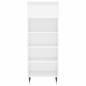 vidaXL Schuhschrank Hochglanz-Weiß 40x36x105 cm Holzwerkstoff vidaXL Schuhschrank Hochglanz-Weiß 40x36x105 cm Holzwerkstoff
