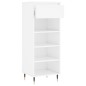 vidaXL Schuhschrank Hochglanz-Weiß 40x36x105 cm Holzwerkstoff vidaXL Schuhschrank Hochglanz-Weiß 40x36x105 cm Holzwerkstoff