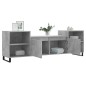 vidaXL TV-Schrank Betongrau 160x35x55 cm Holzwerkstoff vidaXL TV-Schrank Betongrau 160x35x55 cm Holzwerkstoff