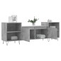 vidaXL TV-Schrank Betongrau 160x35x55 cm Holzwerkstoff vidaXL TV-Schrank Betongrau 160x35x55 cm Holzwerkstoff