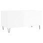 vidaXL Couchtisch Hochglanz-Weiß 90x44,5x45 cm Holzwerkstoff vidaXL Couchtisch Hochglanz-Weiß 90x44,5x45 cm Holzwerkstoff