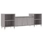 vidaXL TV-Schrank Grau Sonoma 160x35x55 cm Holzwerkstoff vidaXL TV-Schrank Grau Sonoma 160x35x55 cm Holzwerkstoff
