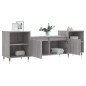 vidaXL TV-Schrank Grau Sonoma 160x35x55 cm Holzwerkstoff vidaXL TV-Schrank Grau Sonoma 160x35x55 cm Holzwerkstoff