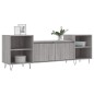 vidaXL TV-Schrank Grau Sonoma 160x35x55 cm Holzwerkstoff vidaXL TV-Schrank Grau Sonoma 160x35x55 cm Holzwerkstoff
