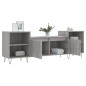 vidaXL TV-Schrank Grau Sonoma 160x35x55 cm Holzwerkstoff vidaXL TV-Schrank Grau Sonoma 160x35x55 cm Holzwerkstoff