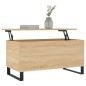 vidaXL Couchtisch Sonoma-Eiche 90x44,5x45 cm Holzwerkstoff
