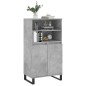 vidaXL Highboard Betongrau 60x36x110 cm Holzwerkstoff vidaXL Highboard Betongrau 60x36x110 cm Holzwerkstoff