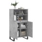 vidaXL Highboard Betongrau 60x36x110 cm Holzwerkstoff vidaXL Highboard Betongrau 60x36x110 cm Holzwerkstoff