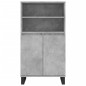 vidaXL Highboard Betongrau 60x36x110 cm Holzwerkstoff vidaXL Highboard Betongrau 60x36x110 cm Holzwerkstoff