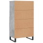 vidaXL Highboard Betongrau 60x36x110 cm Holzwerkstoff vidaXL Highboard Betongrau 60x36x110 cm Holzwerkstoff