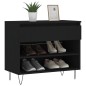 vidaXL Schuhregal Schwarz 70x36x60 cm Holzwerkstoff vidaXL Schuhregal Schwarz 70x36x60 cm Holzwerkstoff