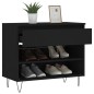 vidaXL Schuhregal Schwarz 70x36x60 cm Holzwerkstoff vidaXL Schuhregal Schwarz 70x36x60 cm Holzwerkstoff