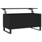 vidaXL Couchtisch Schwarz 90x44,5x45 cm Holzwerkstoff vidaXL Couchtisch Schwarz 90x44,5x45 cm Holzwerkstoff