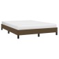 Bettgestell Dunkelbraun 140x190 cm Stoff Bettgestell Dunkelbraun 140x190 cm Stoff