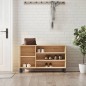 vidaXL Schuhregal Sonoma-Eiche 102x36x60 cm Holzwerkstoff vidaXL Schuhregal Sonoma-Eiche 102x36x60 cm Holzwerkstoff