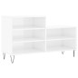 vidaXL Schuhregal Hochglanz-Weiß 102x36x60 cm Holzwerkstoff vidaXL Schuhregal Hochglanz-Weiß 102x36x60 cm Holzwerkstoff