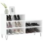 vidaXL Schuhregal Hochglanz-Weiß 102x36x60 cm Holzwerkstoff vidaXL Schuhregal Hochglanz-Weiß 102x36x60 cm Holzwerkstoff