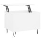 vidaXL Couchtisch Weiß 60x44,5x45 cm Holzwerkstoff vidaXL Couchtisch Weiß 60x44,5x45 cm Holzwerkstoff