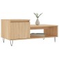 vidaXL Couchtisch Sonoma-Eiche 100x50x45 cm Holzwerkstoff vidaXL Couchtisch Sonoma-Eiche 100x50x45 cm Holzwerkstoff
