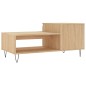 vidaXL Couchtisch Sonoma-Eiche 100x50x45 cm Holzwerkstoff vidaXL Couchtisch Sonoma-Eiche 100x50x45 cm Holzwerkstoff