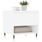 vidaXL Couchtisch Weiß 50x46x50 cm Holzwerkstoff vidaXL Couchtisch Weiß 50x46x50 cm Holzwerkstoff