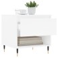 vidaXL Couchtisch Weiß 50x46x50 cm Holzwerkstoff vidaXL Couchtisch Weiß 50x46x50 cm Holzwerkstoff