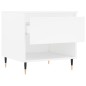 vidaXL Couchtisch Weiß 50x46x50 cm Holzwerkstoff vidaXL Couchtisch Weiß 50x46x50 cm Holzwerkstoff